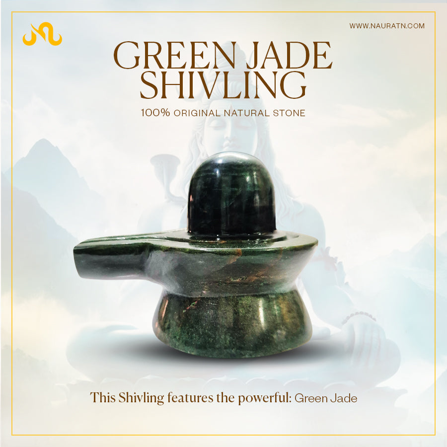 Green Jade Shivling