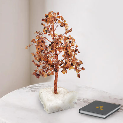 Carnelian Raw Crystal Tree