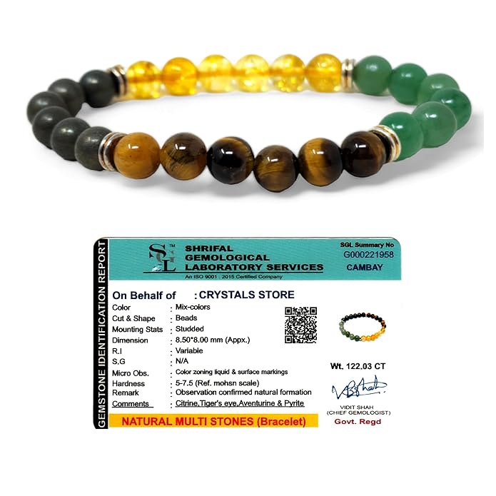 Peace & Success Combo Bracelet (With Certificate)