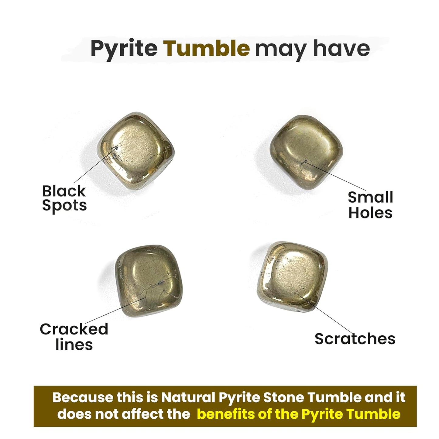 Original Pyrite Tumble Stone