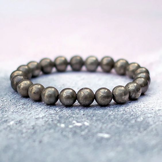 Pyrite Bracelet (AAA Quality) (With Certificate) (B1G1)