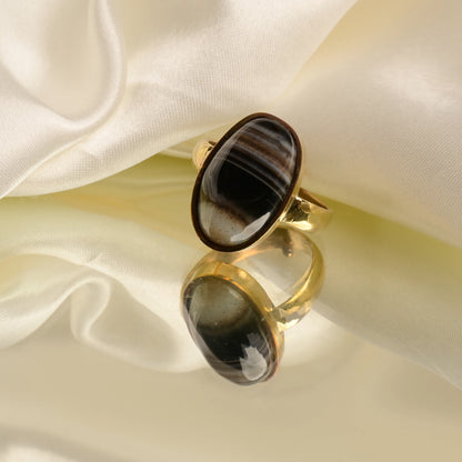 Sulemani Hakik Adjustable Ring - Embrace Spritual Harmony