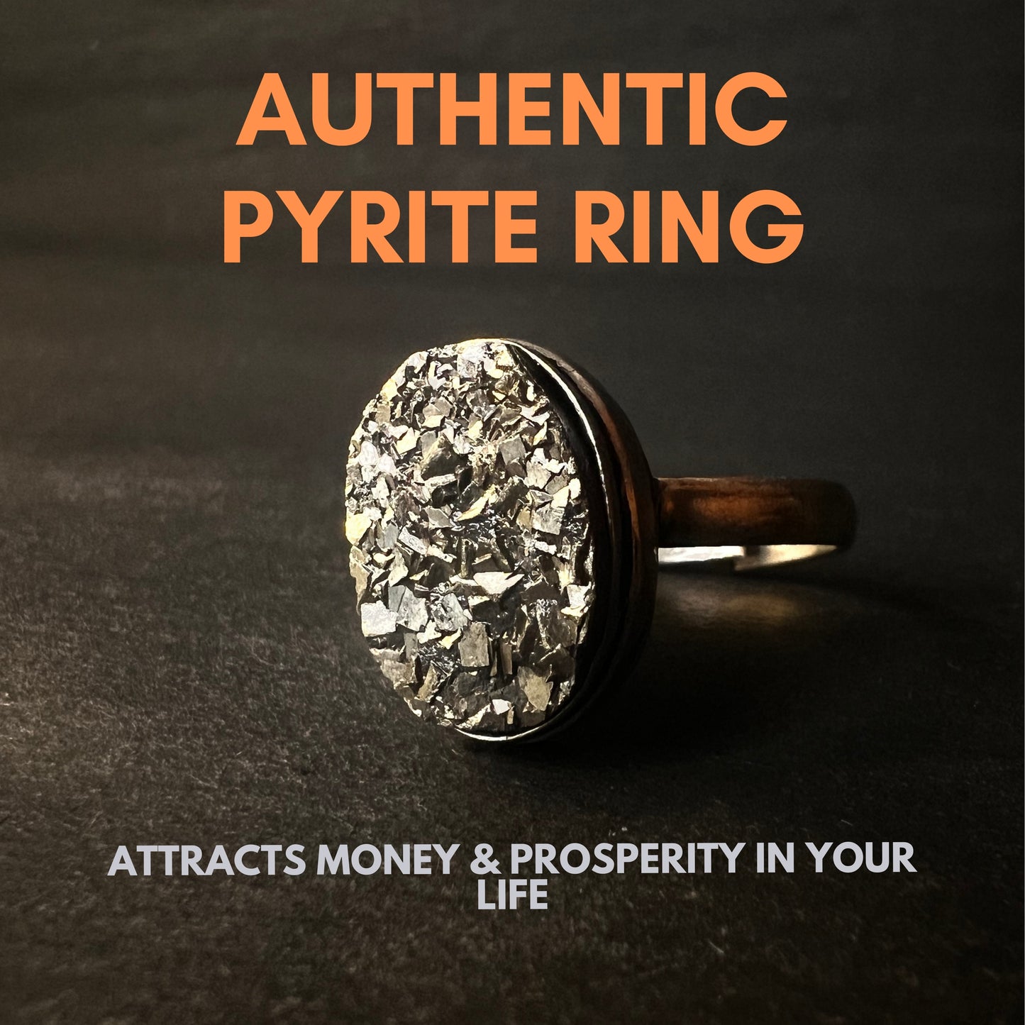 Authentic Pyrite Ring