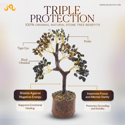 Triple Protection Crystal Tree