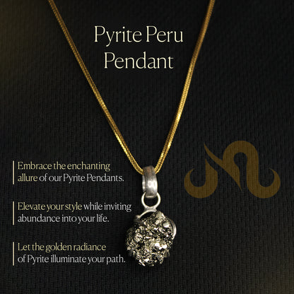 Authentic Pyrite Peru Pendant