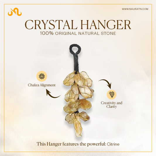 Citrine  Crystal Hanger