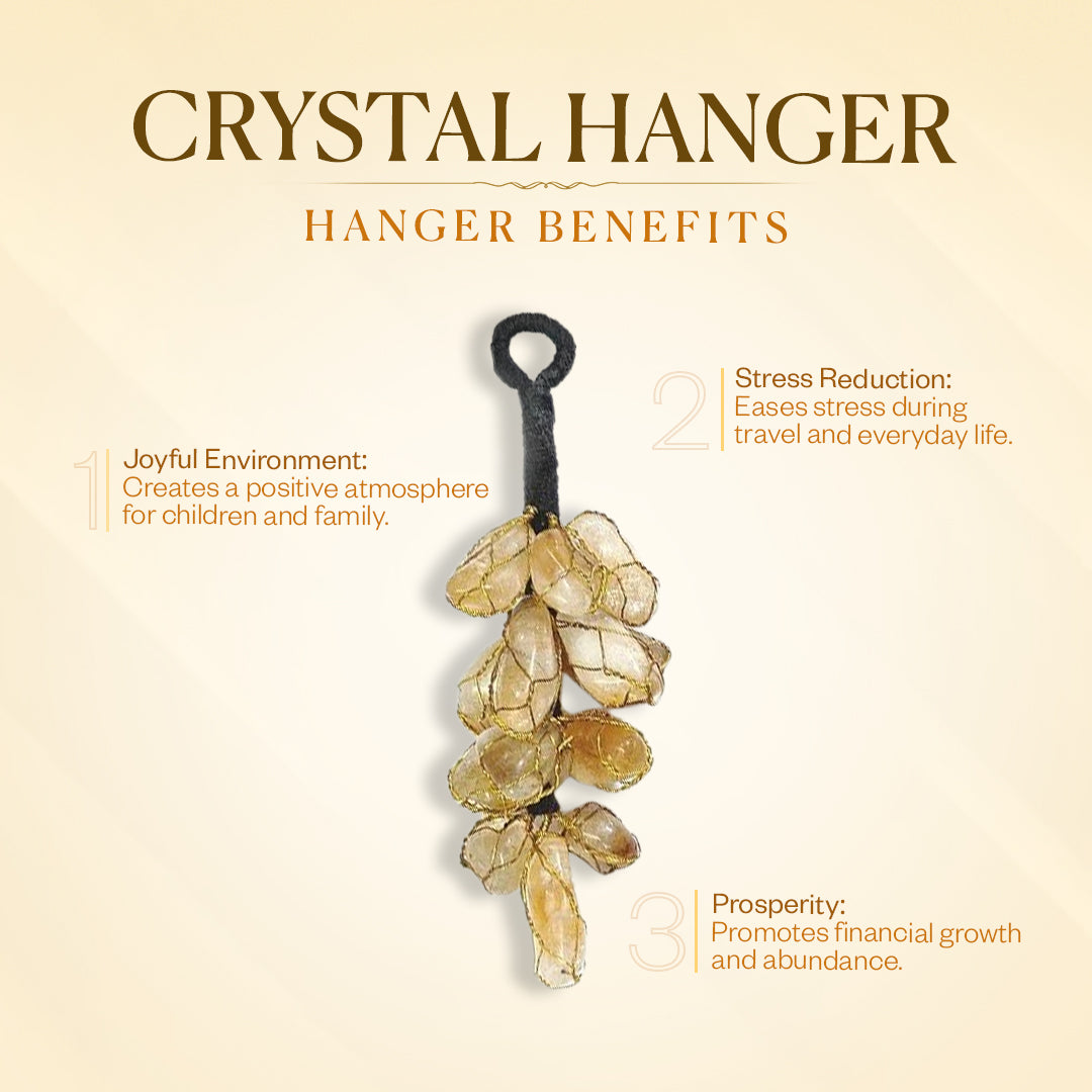 Citrine  Crystal Hanger