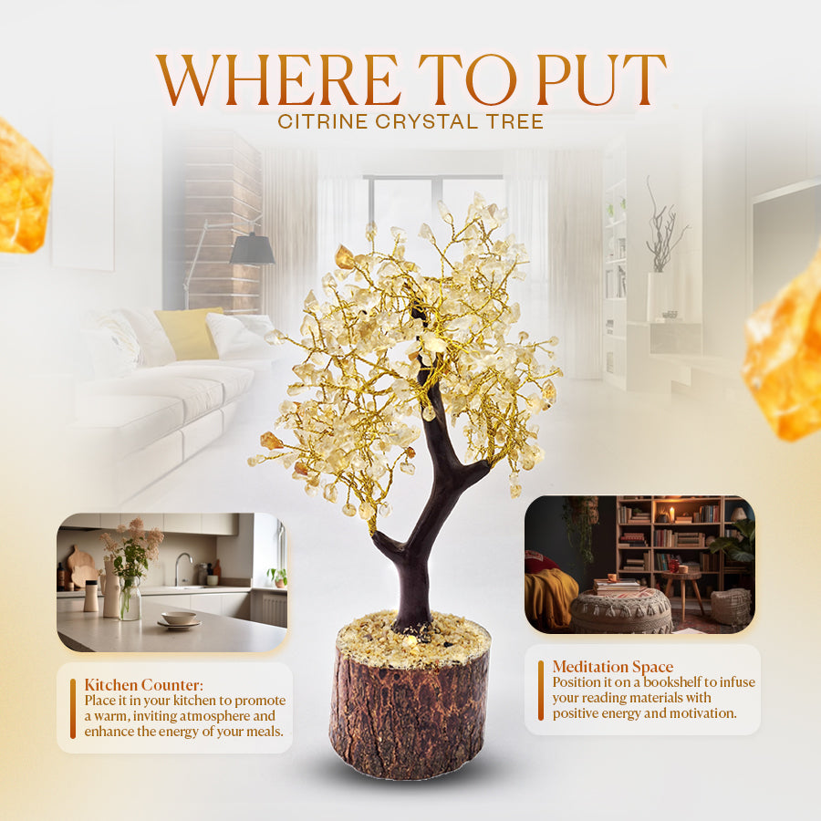 Citrine Crystal Tree