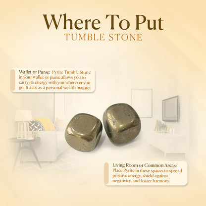 Original Pyrite Tumble Stone