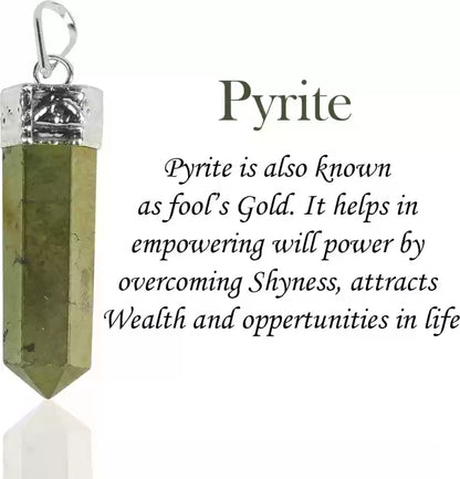 Authentic Pencil Pyrite Pendant