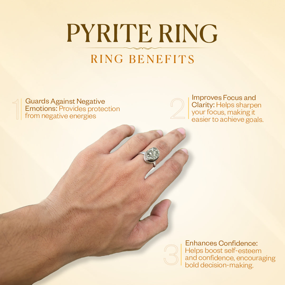 Authentic Pyrite Ring